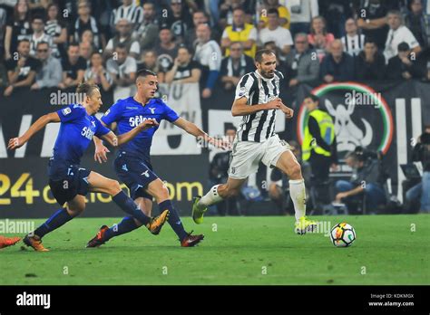 Turin Italy 14th October 2017 Giorgio Chiellini Juventus Fc