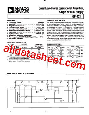 Op Gp Datasheet Pdf Analog Devices