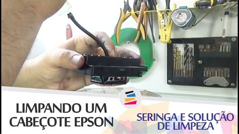 Tutorial Limpeza de Cabeçote de uma Plotter Epson 7880 e Similares