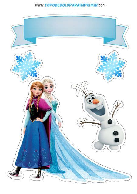 Topo De Bolo Frozen Frozen Cake Topper Frozen Elsa Cake Topper