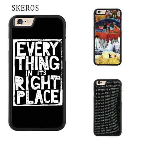 Skeros Radiohead Everything In Its Right Cover Phone Case For Iphone X