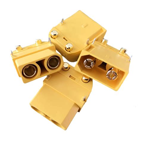 Amass XT90PW 4 5mm Gold Plated Banana Plug Connector Male Female 1