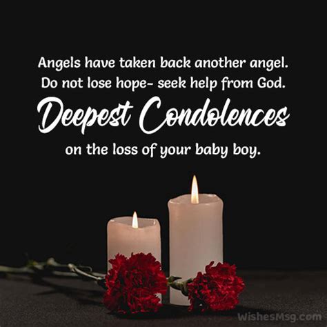 Thoughtful Sympathy Messages for the Loss of a Son - WishesMsg