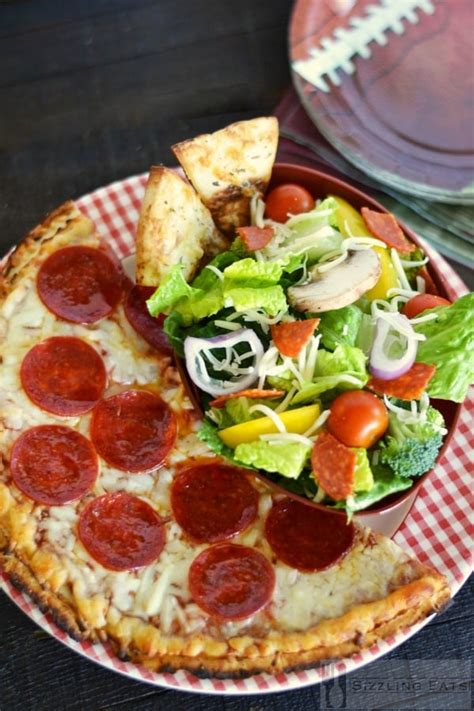 Pizza Salad Recipe Sizzling Eats