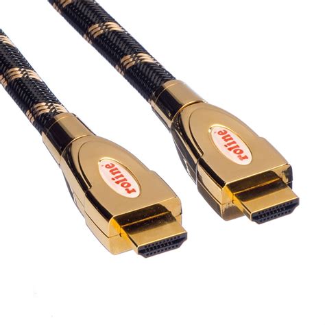 Roline Gold Hdmi Ultra Hd Kabel Mit Ethernet St St Retail Blister