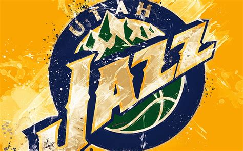 5120x2880px | free download | HD wallpaper: Basketball, Utah Jazz, Logo ...