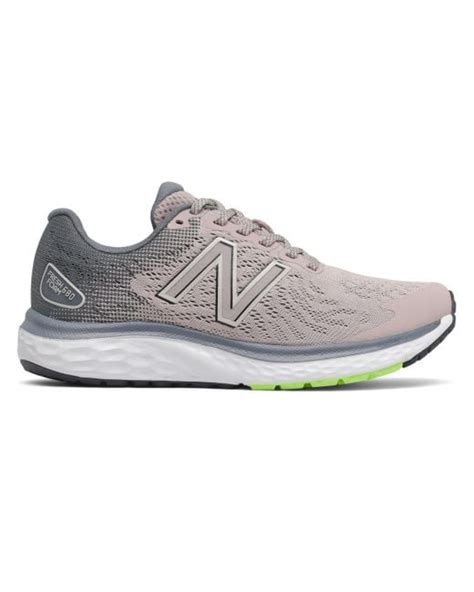 New Balance Rubber Womens Fresh Foam 680v7 In Purplegrey Gray Lyst