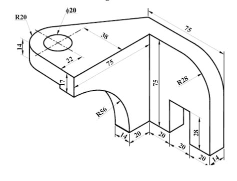 Isometric drawings for practice in AutoCAD ~ Ourengineeringlabs