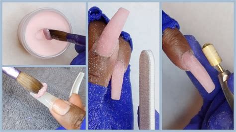 Diy How To Do Your Own Acrylic Nails Step By Step Nail Tutorial For