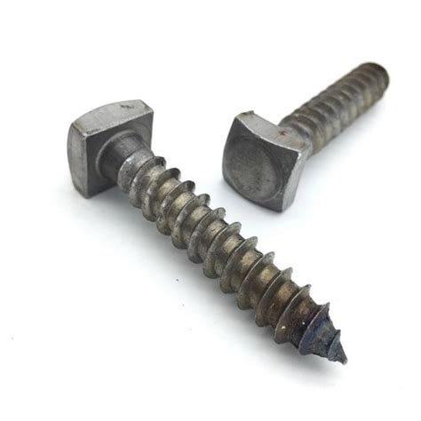 Stainless Steel And Mild Steel Galvanized Square Head Coach Screw Suppliers Manufacturers