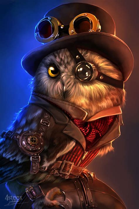 Steampunk Owl