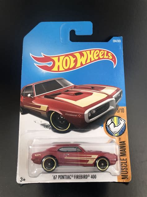 HOT WHEELS 67 PONTIAC FIREBIRD 400 MUSCLE MANIA 5 10 DTY88 NO