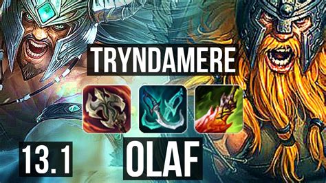 TRYNDAMERE Vs OLAF TOP 3 2M Mastery 10 1 6 2100 Games Legendary