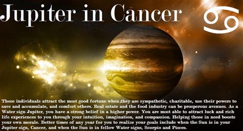 Some People Have All The Luck Astrology Planets Jupiter Astrology Cancer