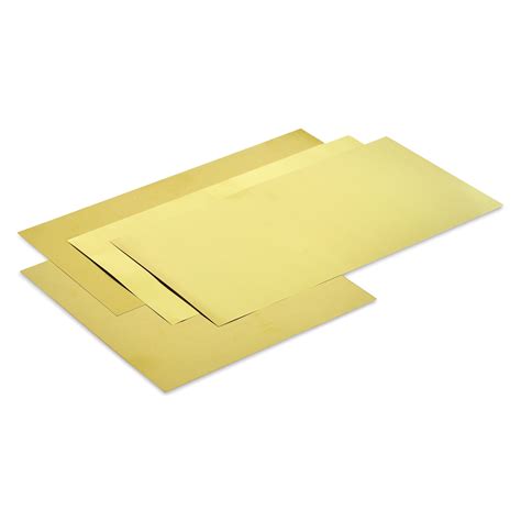 Kands Metal Sheets Brass Assortment Pkg Of 4