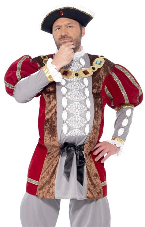 King Henry Viii Mens Costume Henry Tudor Deluxe Mens Costume