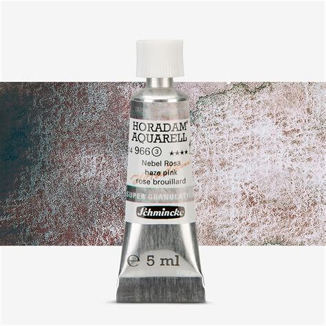 Schmincke Horadam Watercolour Paint Supergranulation 5ml Haze Pink Schmincke Horadam