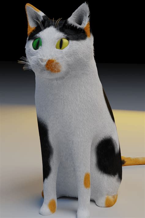 Tried To Sculpt My Cat Rblender