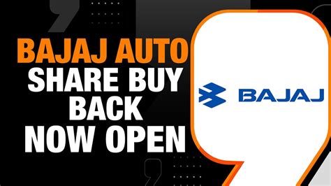 Bajaj Auto Share Buyback Now Open All You Need To Know YouTube