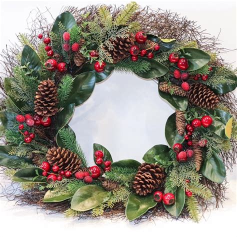 Burgeon Floral Design Traditional Christmas Wreath