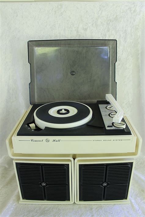 Vintage Concert Hall Stereo Sound System Record Player Turntable Model