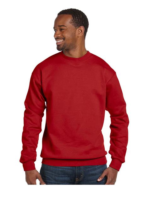 Hanes Adult Comfortblend Crewneck Rib Knit Fleece Sweatshirt Style