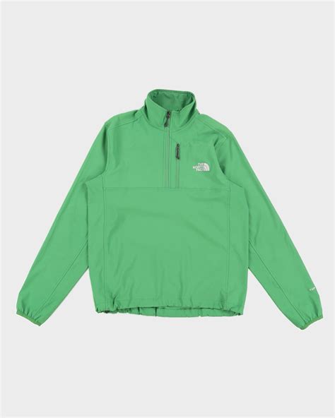 The North Face Green Half Zip Tfn Apex Fleece M Rokit