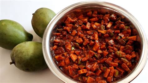 Manga Achar Kerala Style Instant Mango Pickle Recipe