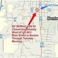 Benton closes KY 58/West 12th Street in Benton to repair water main ...