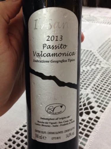 Rocche Dei Vignali Il Sant Passito Valcamonica Vivino Us