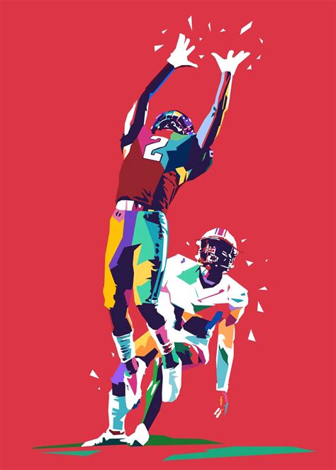 Wall Art Print American Football Pop Art | Gifts & Merchandise ...