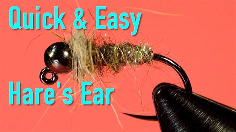 Tying Euro Nymphs The Quick Easy Hare S Ear Youtube