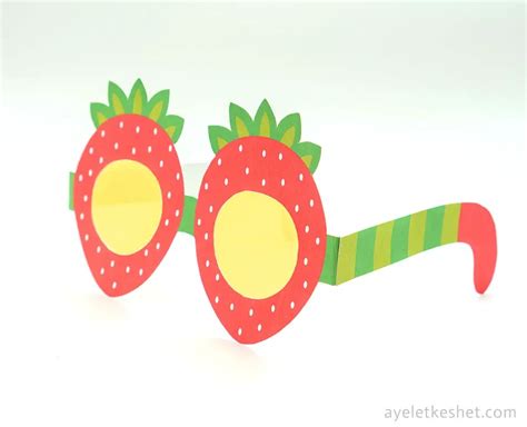 Free Printable Summer Fruit Glasses Ayelet Keshet