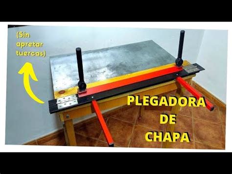 PLEGADORA DE CHAPA CASERA Sin Apretar Tuercas YouTube