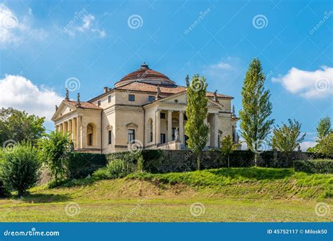villa capra stock image image  traveling architecture