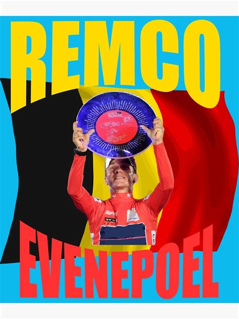 "Remco Evenepoel " Poster for Sale by PrettyTeeU | Redbubble