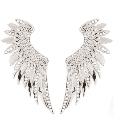 Crystal Angel Wings Earrings on Storenvy