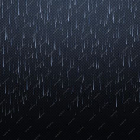 Premium Vector Falling Water Drops Rain Texture Nature Rainfall