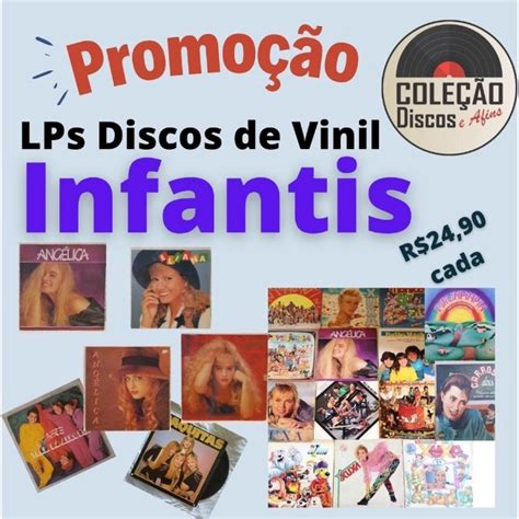 PROMOÇÃO LPs Discos Vinil Infantis e afins infantil Shopee Brasil