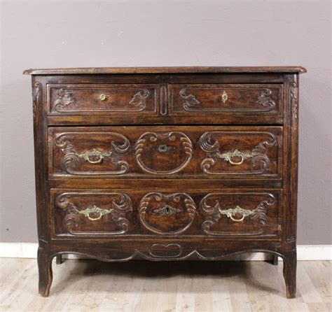 Kommode Anrichte Antik Empire Louis XV Barock Schrank Ca 1770 Antik