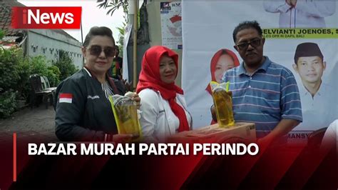 Bazar Sembako Murah Kembali Digelar Caleg Perindo Untuk Bantu Ringankan