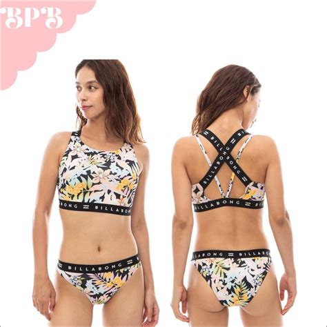 24 SS BILLABONG ビラボン 水着 HIGH NECK SURF CAPSULE BIKINI ビキニ UVカット レディース