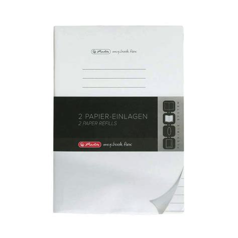 Herlitz Papier Einlagen Refill Flex My Book A X Blatt Liniert Fsc