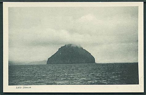 Færøerne Litla Dimun H N Jacobsen No 28 Faroe Islands Postcard