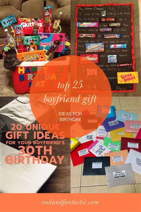 Top 25 Boyfriend Gift Ideas for Birthday - Home, Family, Style and Art ...