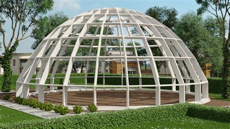 Steel Dome Structure 3D Model $19 - .3ds .blend .c4d .fbx .max .ma .lxo ...