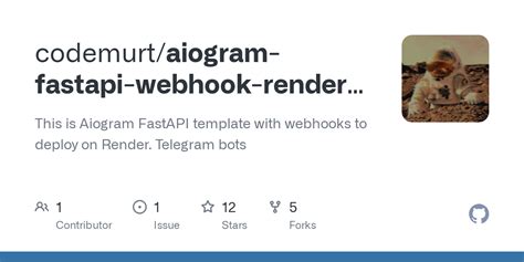 Github Codemurt Aiogram Fastapi Webhook Render Template This Is