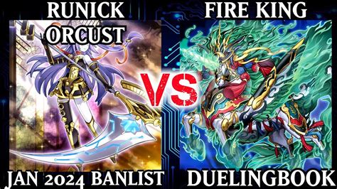 Runick Orcust Vs Fire King Dueling Book Youtube