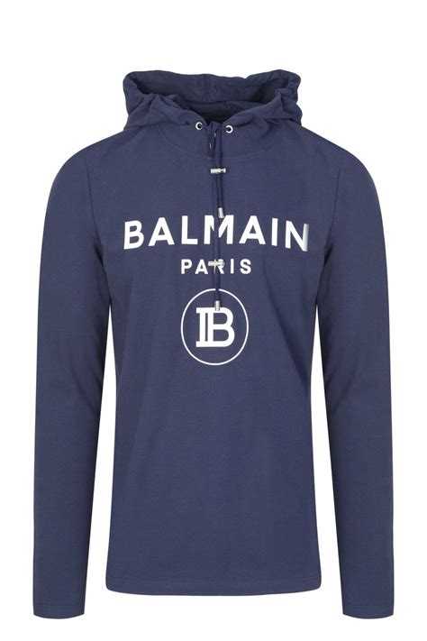 Balmain Paris B Hoodie Clothing From Circle Fashion Uk