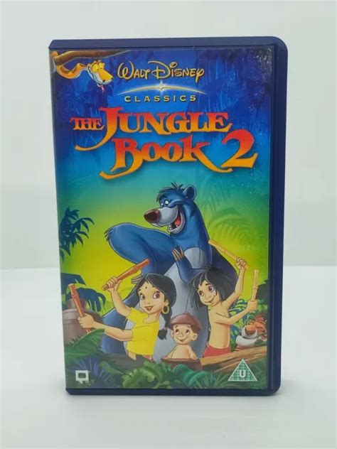 Walt Disney Classics The Jungle Book On Vhs Video Cassette Tape